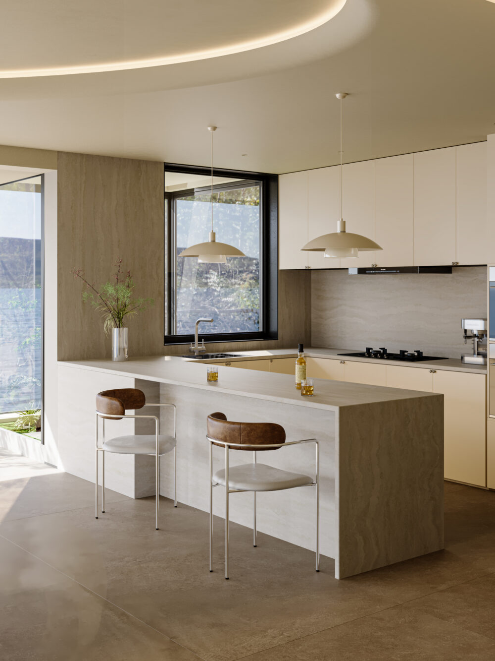 Cream Travertine